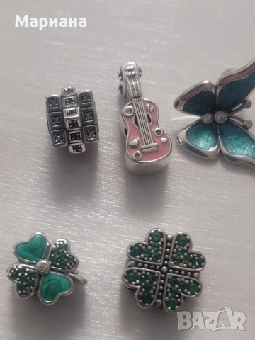 Сребърни талисмани за гривна пандора, снимка 7 - Гривни - 45433361