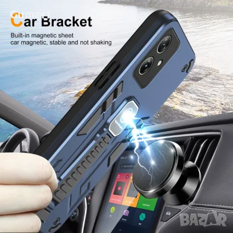 Motorola Moto G54 5G Удароустойчив хибриден кейс, снимка 6 - Калъфи, кейсове - 47687941