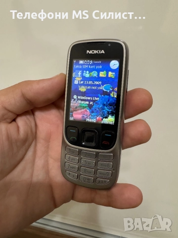 Nokia 6303 Топ състояние Сив Метален панел Silver, снимка 4 - Nokia - 51658295