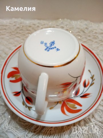 Руски порцелан , снимка 4 - Чаши - 43670398