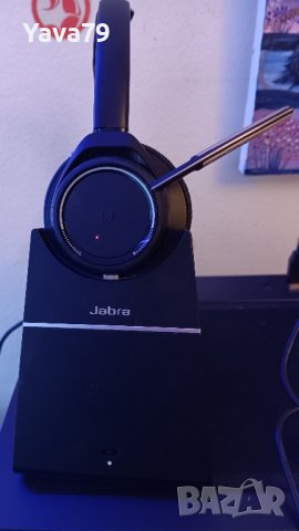 Станция за зареждане Jabra Evolve 75 + Слушалки и Подарък, снимка 7 - Оригинални зарядни - 43562587