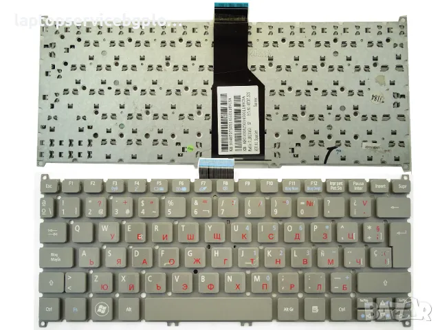 Acer Aspire S3-391 S5-391 One 725 756 Клавиатура КИРИЛИЦА V128230AK1 90.4BT07.S0S, снимка 3 - Части за лаптопи - 47891817