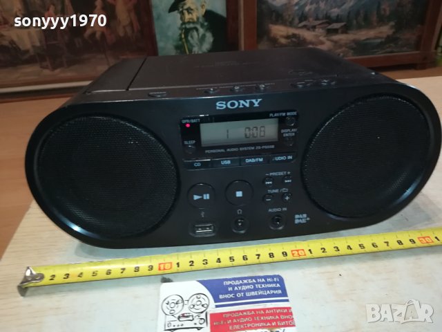 sony zs-ps55B DAB usb/mp3/aux/cd/tuner-внос швеицари LNVR2912231613, снимка 5 - Ресийвъри, усилватели, смесителни пултове - 43584413