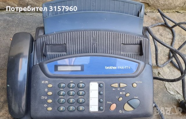 Телефон факс Brother T74, снимка 2 - Стационарни телефони и факсове - 37535472