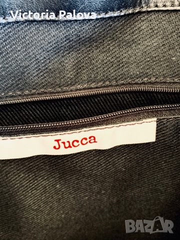 Голяма скъпа чанта shopper(или tote) JUCCA Италия, снимка 3 - Чанти - 38139557