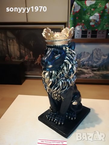 LION KING-BLACK & GOLD 1406222028, снимка 3 - Антикварни и старинни предмети - 37087708