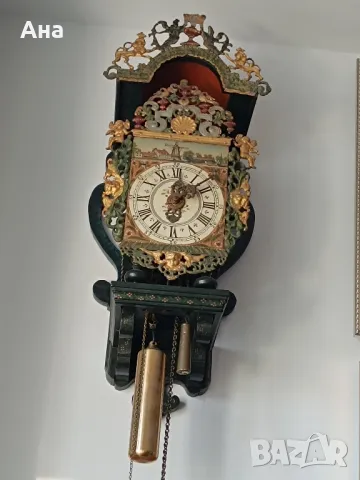 Холандски стенен часовник 18 в , снимка 3 - Стенни часовници - 49232321