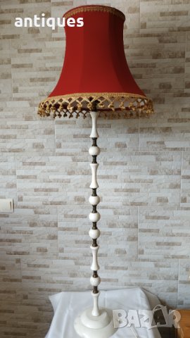Голям стар мраморен лампион - нощна лампа - 150см - Антика, снимка 1 - Антикварни и старинни предмети - 33268909