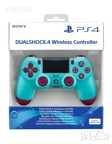 Sony DualShock 4 Berry Blue v2, Оригинален , Лимитиран , 2 г гаранция, снимка 6 - PlayStation конзоли - 53262327