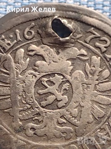 Сребърна монета 6 кройцера 1672г. Леополд първи Грац Херцогство Щирия 13614 , снимка 8 - Нумизматика и бонистика - 42984084