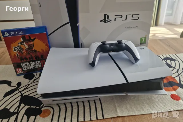 PlayStation 5 (PS5 Slim) 1TB  Гаранция!, снимка 2 - PlayStation конзоли - 49322944