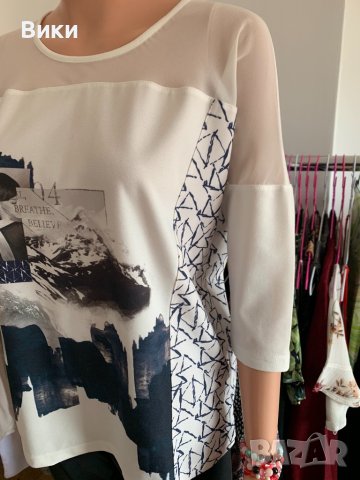 Дамска блуза размер М, снимка 4 - Блузи с дълъг ръкав и пуловери - 40645916