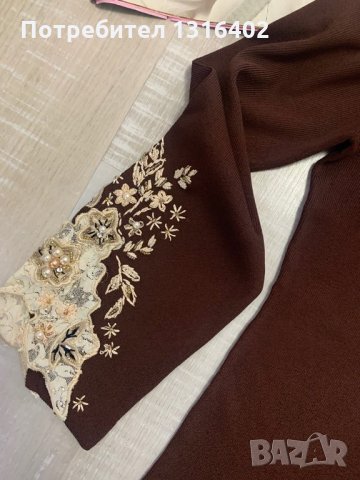 Ефектна блуза нова с етикет, р-р L, снимка 3 - Блузи с дълъг ръкав и пуловери - 27426503