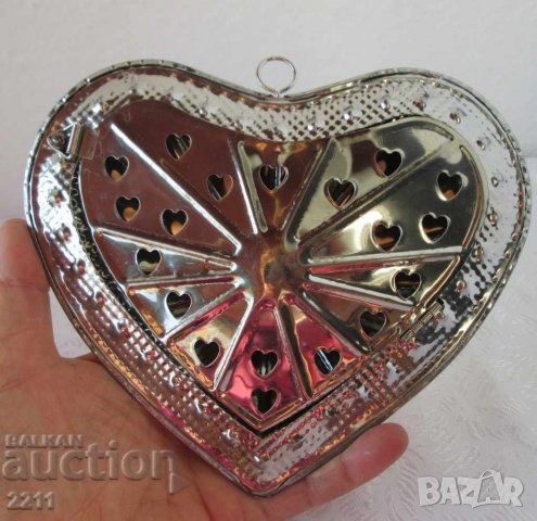 Голямо Метално сърце, кутия, украса, снимка 2 - Декорация за дома - 28868971