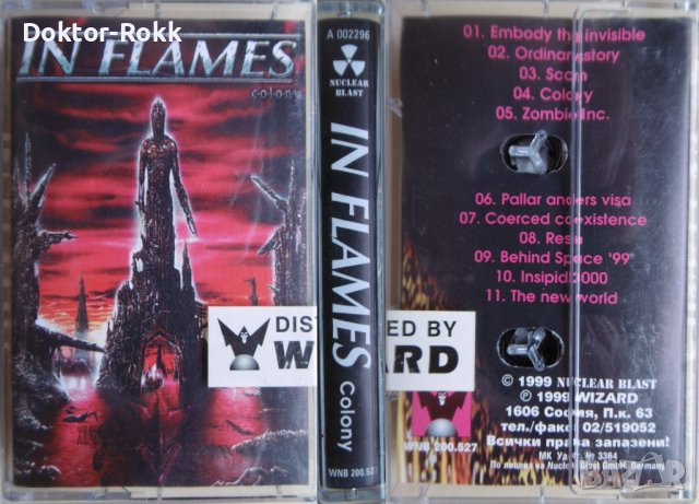 In Flames - Colony (1999), снимка 1 - Аудио касети - 37499566