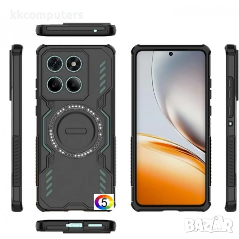 Motorola Edge 60 5G / 60 Fusion 5G Удароустойчив Magnetic /Butterfly Armor Hollow Heat Dissipation /, снимка 7 - Калъфи, кейсове - 50736300