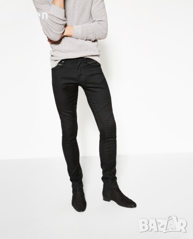 Тhe Kooples дънки. Модел Biker Fit. Черни. Размер 32. G-Star, All Saints, Armani, снимка 2 - Дънки - 43788758