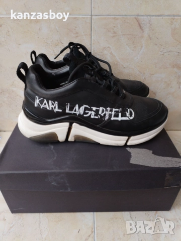 karl lagerfeld kl51710-000 - страхотни мъжки кецове 43, снимка 7 - Маратонки - 52055925