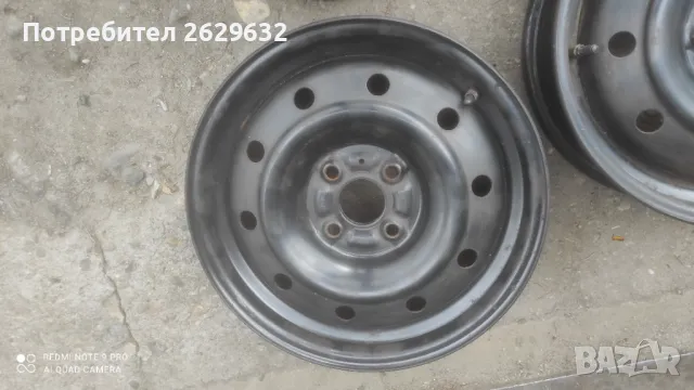 Джанти 15 цола 4x100 с датчици за налягане, снимка 3 - Гуми и джанти - 49874584