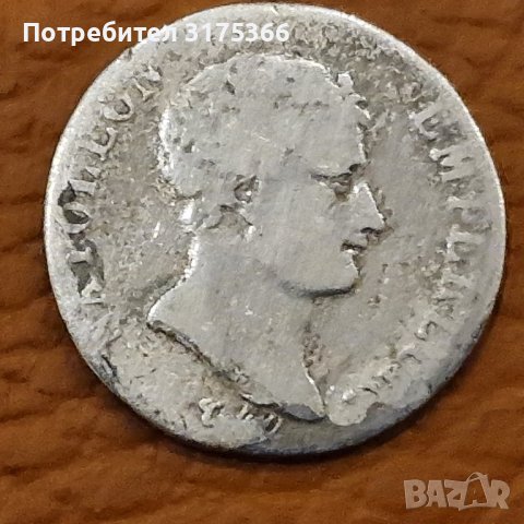 Половин франк AN13 Наполеон Бонапарт сребро, снимка 2 - Нумизматика и бонистика - 43701128