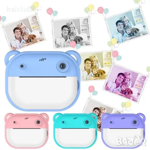 Детски фотоапарат с принтер/Children camera print
