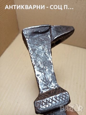 Стара Антикварна Ръчно Кована Наковалня ЙОРС 2.600кг., снимка 7 - Антикварни и старинни предмети - 52619328