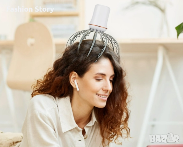 Масажор за глава, електрически с USB зареждане, снимка 2 - Други - 51501844