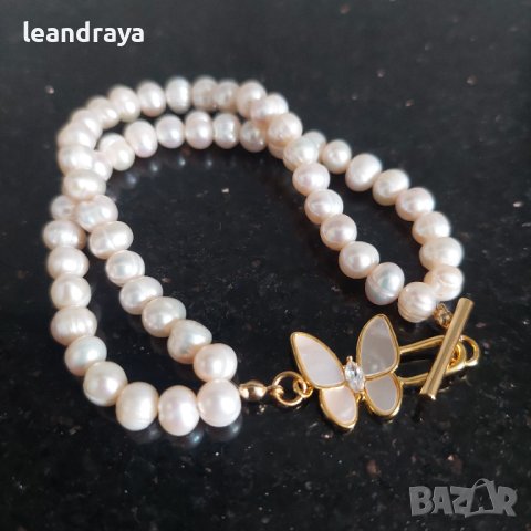 Гривна перли, снимка 3 - Обеци - 43562252