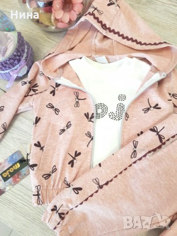 Комплект в розово от 3 части, снимка 4 - Комплекти за бебе - 28467728