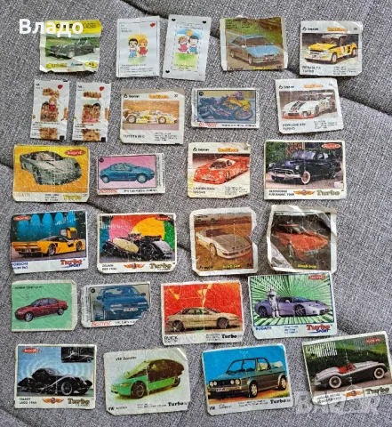 Стари картинки от дъвки , снимка 2 - Колекции - 48352865