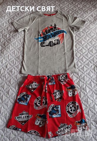 Нова детска пижама Hot Wheels - 18лв.