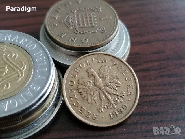 Монета - Полша - 5 гроша | 1990г., снимка 2 - Нумизматика и бонистика - 35598469