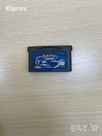 🎮 Pokémon Saphire – реплика за Game Boy Advance (немска версия + кутия), снимка 3 - Игри за Nintendo - 51752759