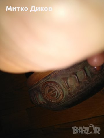 Дървена купа от соца с облицовка естествена кожа с инкрустация-Електроимпекс София фи 120мм и Н-54мм, снимка 4 - Колекции - 32522033