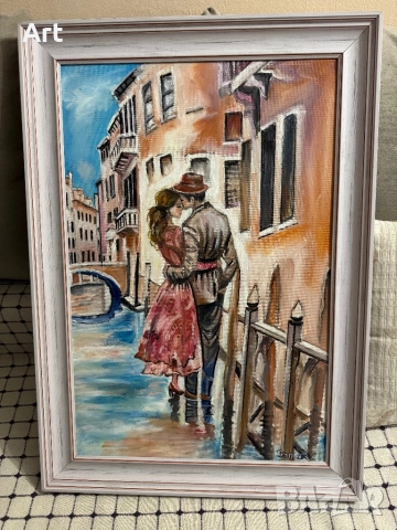 Картина на любовна Венеция