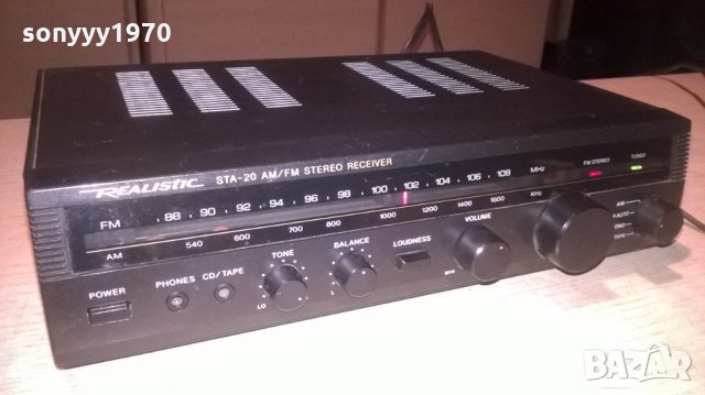 realistic sta-20 stereo receiver-внос франция, снимка 2 - Ресийвъри, усилватели, смесителни пултове - 26694156