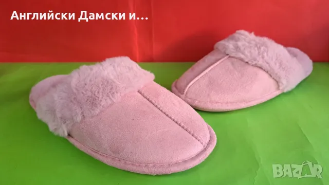 Английски дамски чехли с мемори стелка-2 цвята, снимка 2 - Чехли - 48478653