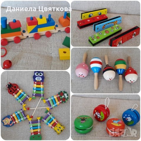 Детски дървени играчки, снимка 1 - Образователни игри - 26742957