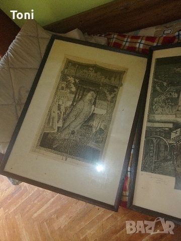 колекция от 4 картини цената е по договаряне , снимка 5 - Картини - 53453130