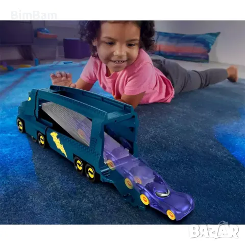 Транспортьор за колички Батман Batwheels Fisher Price, снимка 3 - Коли, камиони, мотори, писти - 48377117