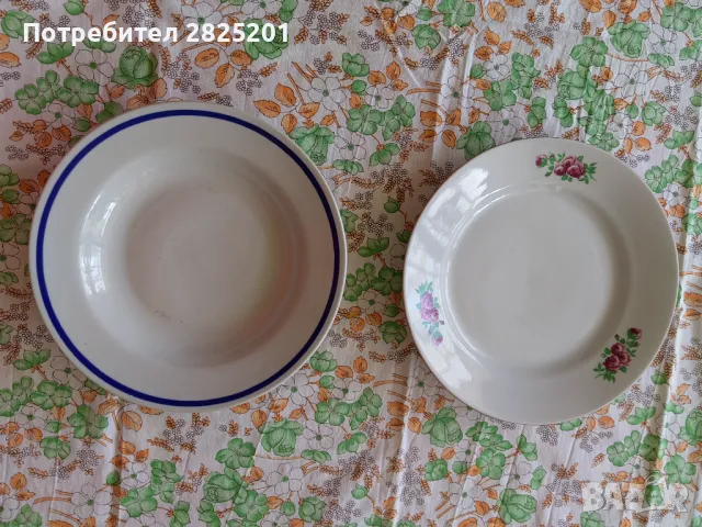 порцеланови чинии и сосиера, снимка 5 - Прибори за хранене, готвене и сервиране - 48964849