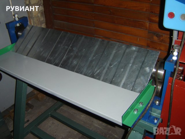 Оребряваща машина за ламарина за обшивки-ЧЕЛНИ И ПОКРИВНИ НА СГРАДИ, снимка 2 - Други машини и части - 37689057