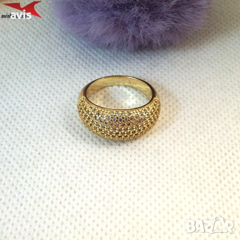 Пръстен с 14К златно покритие 224825