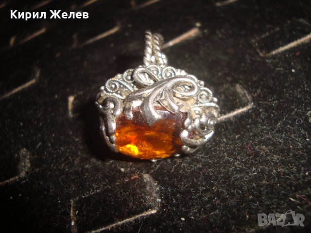 ВИНТИДЖ ПОСРЕБРЕН РЯДЪК АР-НУВО РЕТРО ПРЪСТЕН с ГОЛЯМ ФАСЕТИРАН ЦИТРИН РЪЧНА РАБОТА 20509, снимка 8 - Антикварни и старинни предмети - 32317898