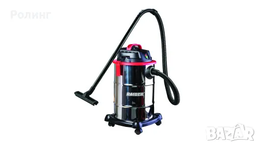 Прахосмукачка за сухо и мокро 1300W 30L Inox RD-WC07/090316, снимка 1