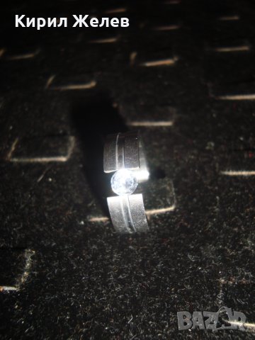 ПРЪСТЕН БЛАГОРОДНА НЕРЪЖДАЕМА СТОМАНА със СКЪПОЦЕНЕН ЦИРКОН АРТ ХАЛКА 20625, снимка 10 - Пръстени - 32318572