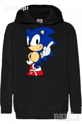 Детски Суитчър/Суитшърт Sonic 006,Соник,Игра,Подарък,Изненада,Забавление,Рожден Ден