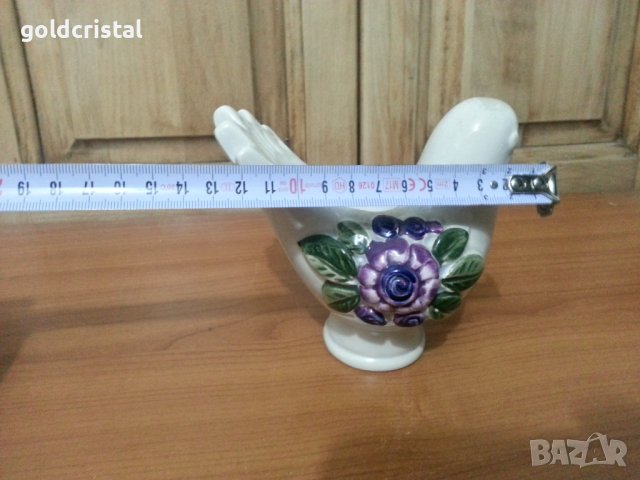 Немски порцелан фигура ваза, снимка 2 - Антикварни и старинни предмети - 40614941