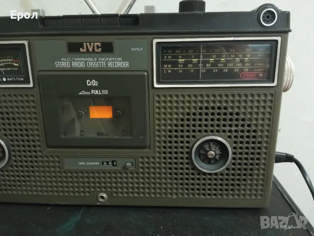JVC-9475LS-Ретро Касетофон , снимка 4 - Радиокасетофони, транзистори - 48265375