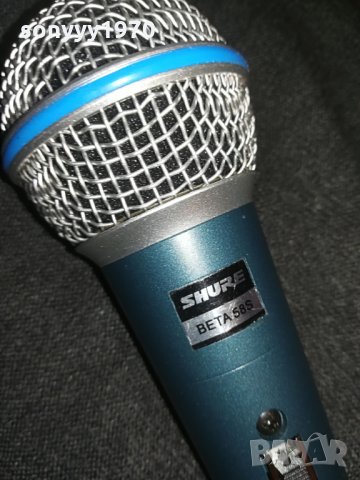 shure beta sm58s-vocal-внос швеицария, снимка 4 - Микрофони - 28514676